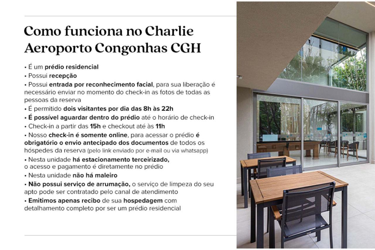 Charlie Aeroporto Congonhas Cgh Apartment São Paulo Ngoại thất bức ảnh